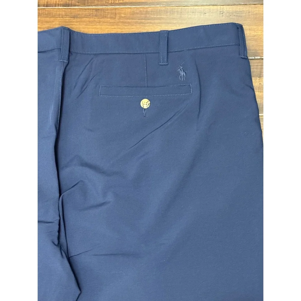 Polo Ralph Lauren Mens Navy Blue Performance Stretch Golf Shorts Size 44B New